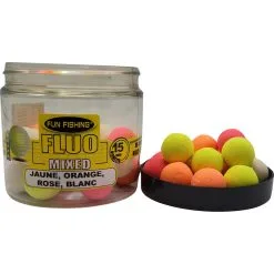 Fluo Pop Ups Mixed 15mm 60gr Fun Fishing